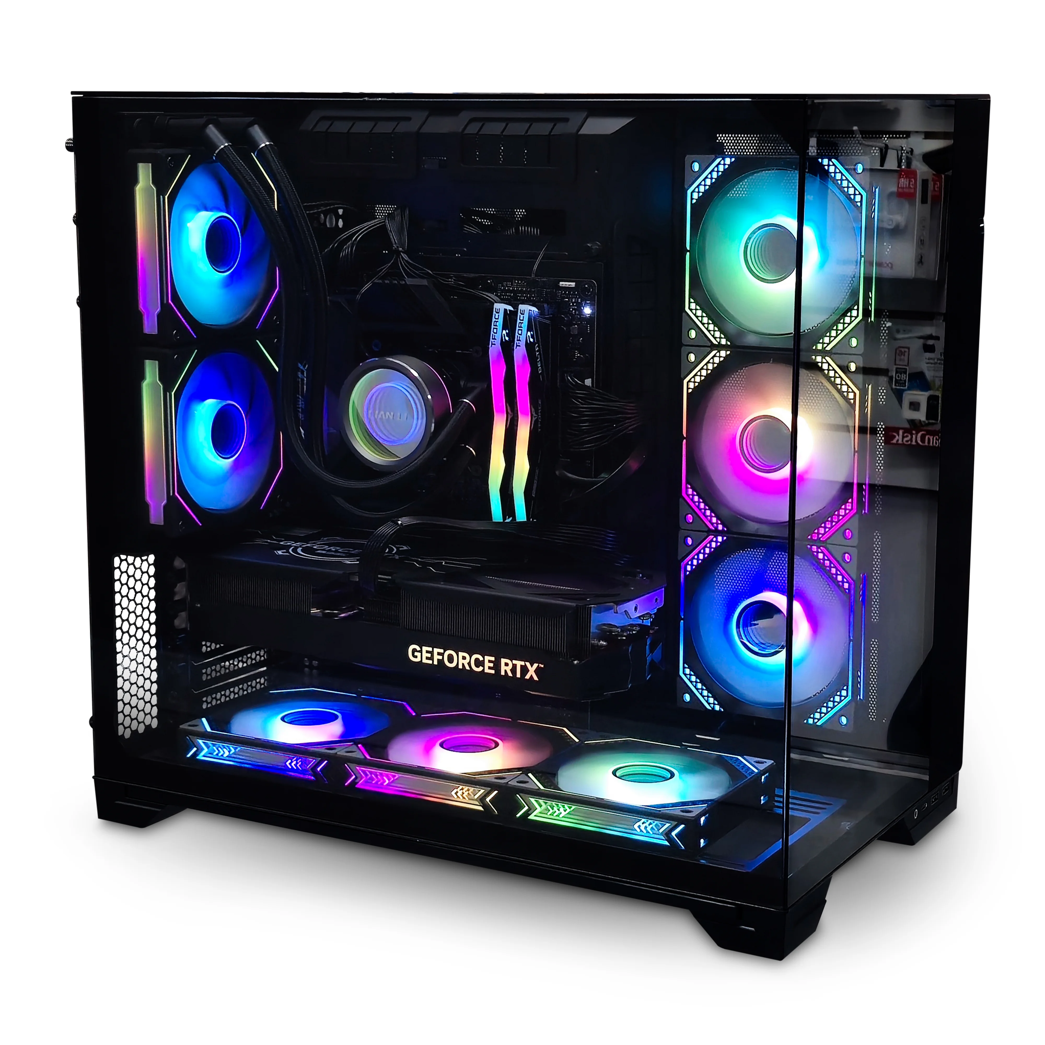 BlazingTech EX Vision Custom Built Gaming PC Geforce RTX 4070Ti SUPER + I9-12900 + 32GB DDR5 RAM + 2 TERRA PCle NVMe