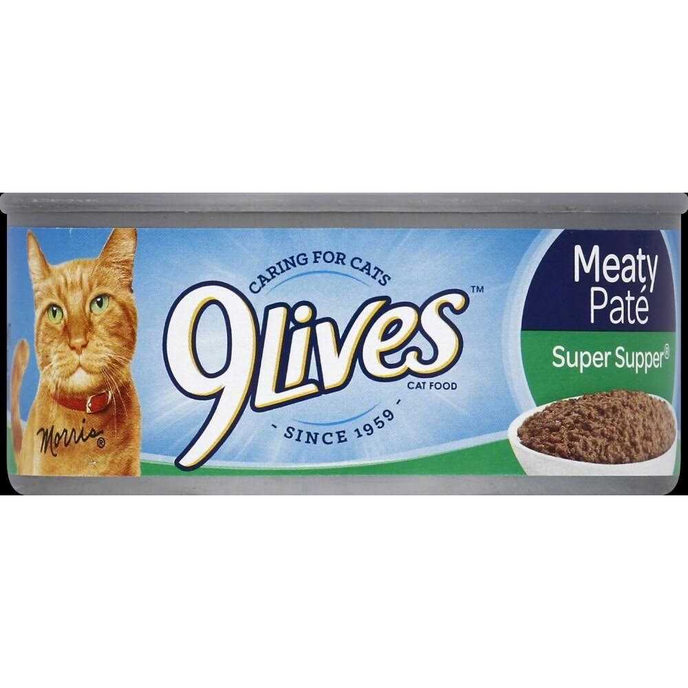 9 Lives Meaty Pate Super Supper Canned Cat Food - Pet Supplies online store