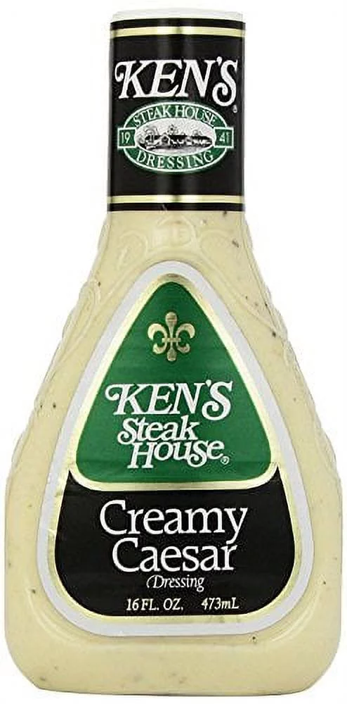 Steakhouse, Creamy Caesar Dressing, 16 Fl. Oz., (4 Bottles)