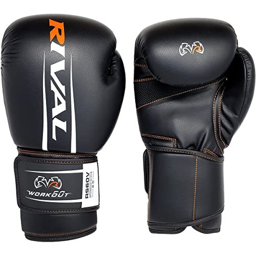 RIVAL Boxing RS60V 2.0 Workout Sparring Gloves, Hook and Loop Closure - Bigger Punching Surface for Maximum Protection