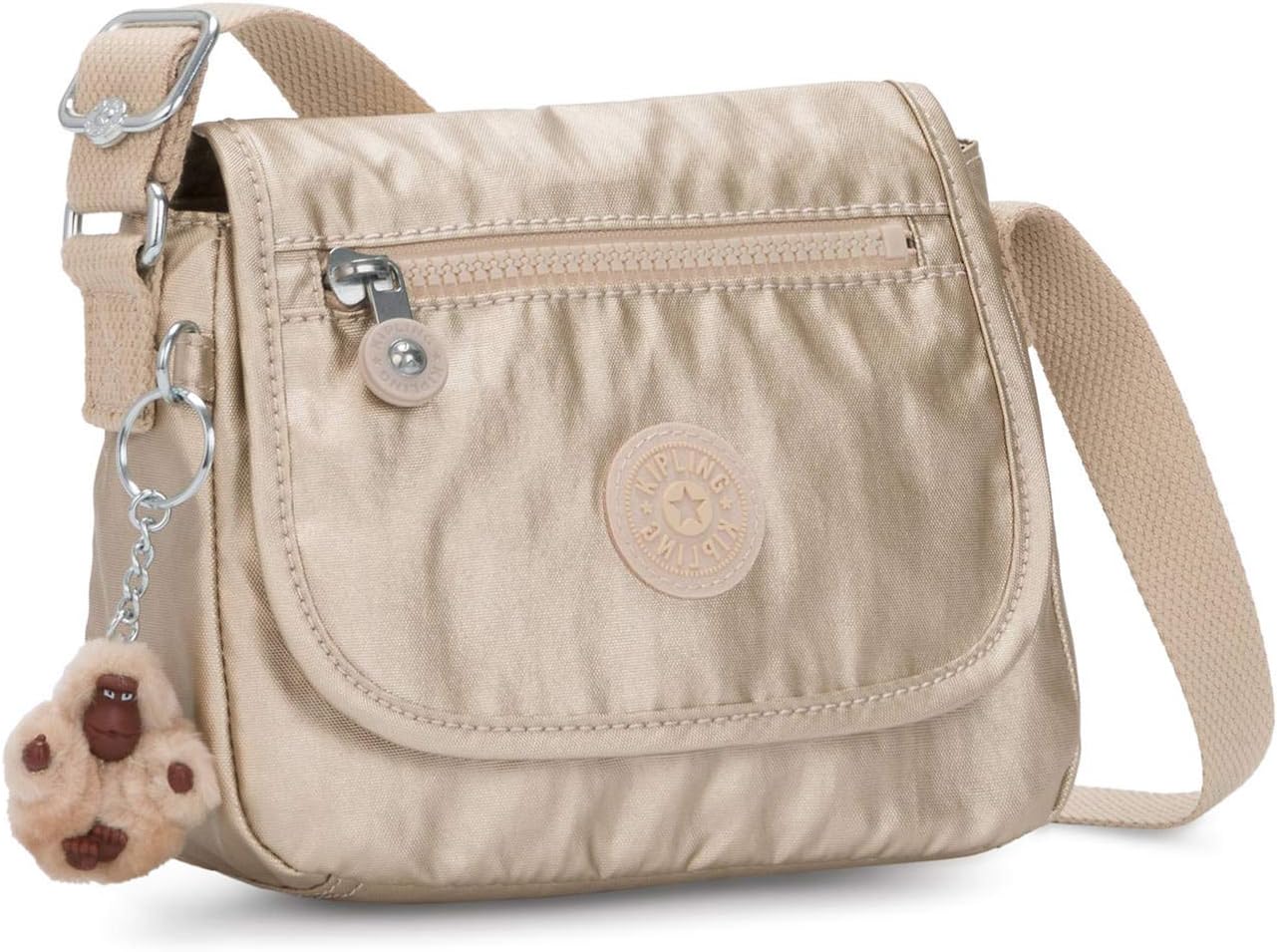 Kipling Sabian Metallic Crossbody Mini Bag