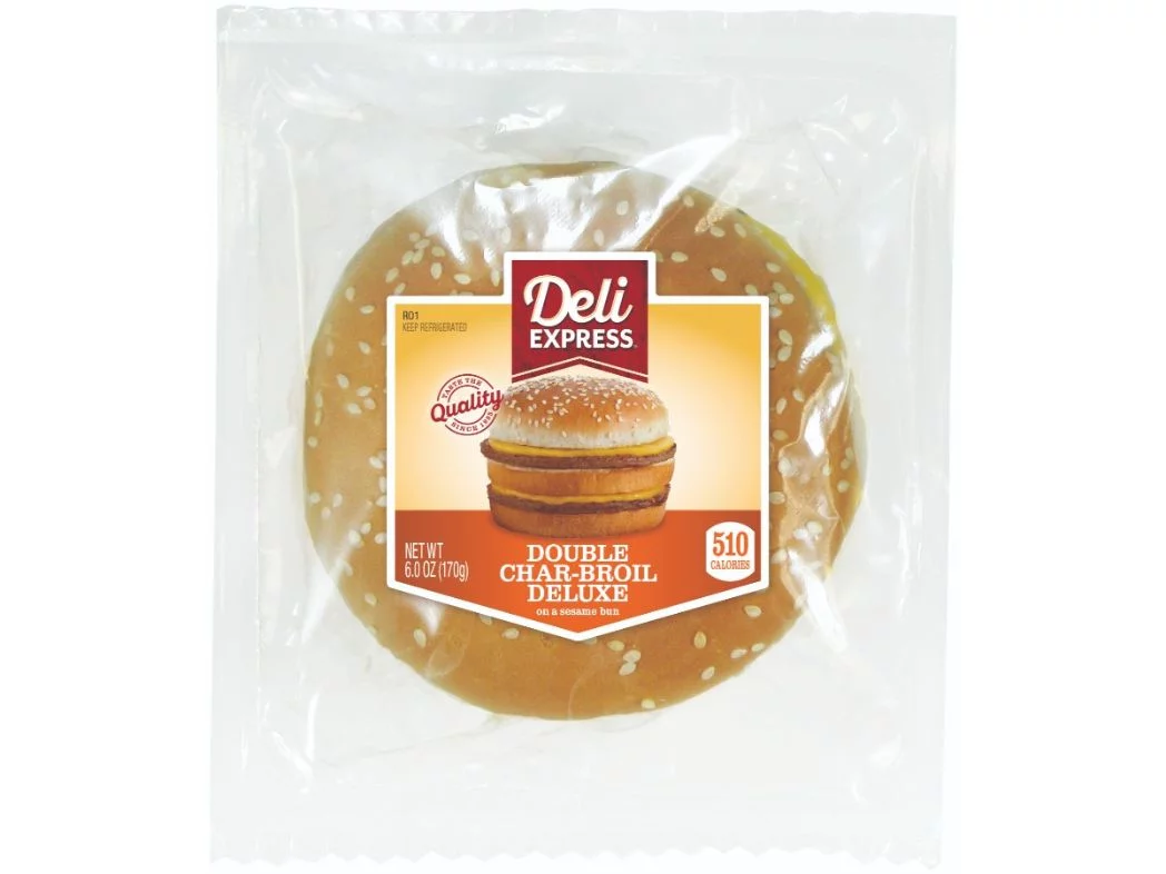 Deli Express Double Char Broil Deluxe Sandwich 6oz (PACK OF 8)