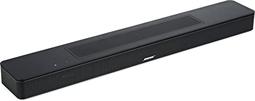 Bose Smart Soundbar 600 with Dolby Atmos, Bluetooth Wireless Sound Bar for TV with Built-in Microphone and Alexa Voice Control, Black