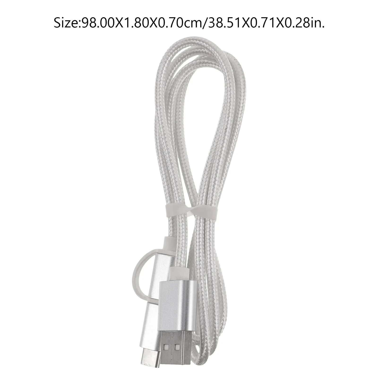 2 Pcs Phone Car Charger Cord Cables Data Line Snug Connection Rapid