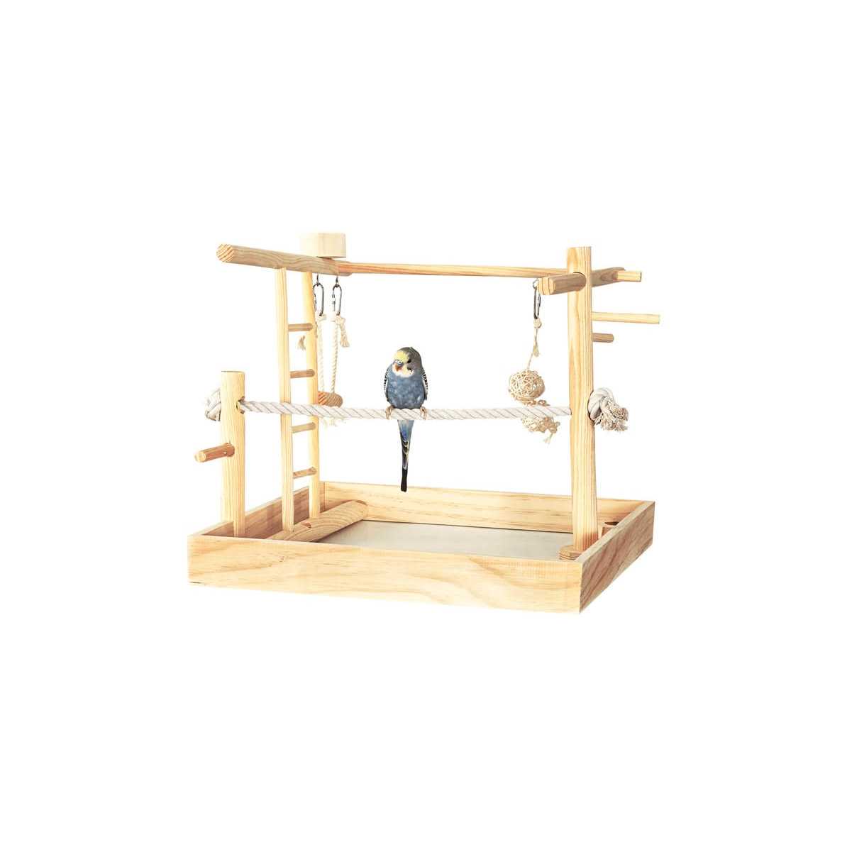 You & Me 3 in 1 Playground for Birds 15 L x 15 W x 16 H - Pet Supplies online store