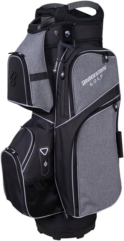 Bridgestone Golf Deluxe Cart Bag, Heather Gray