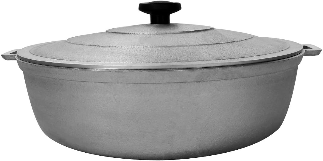 Uniware 9900 Super Quality Aluminum Caldero,Dutch Oven,5 QT, Silver (28cm (11-Inch))