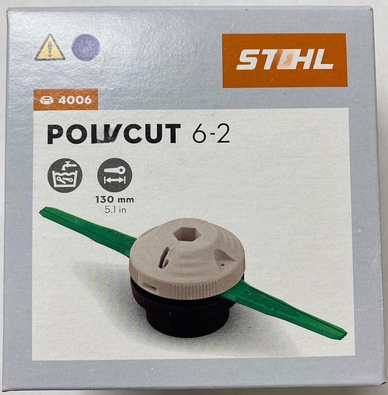 PolyCut 6-2 Trimmer Head 4006-710-2137,Replacement for STIHL OEM, black