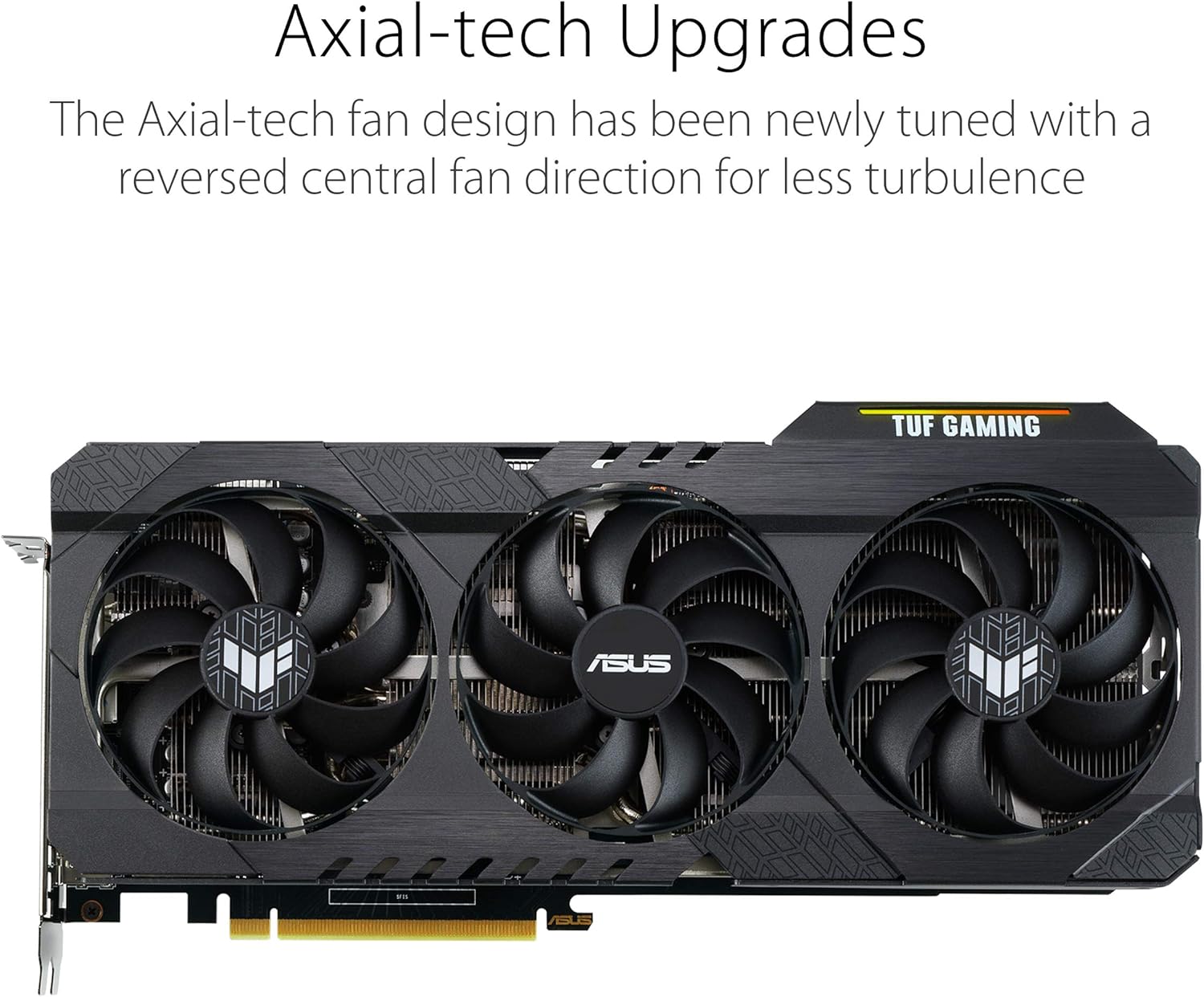 ASUS TUF Gaming NVIDIA GeForce RTX 3060 OC Edition Graphics Card (PCIe 4.0, 12GB GDDR6, HDMI 2.1, DisplayPort 1.4a, Dual ball Fan Bearings, Military-grade Certification, GPU Tweak II)