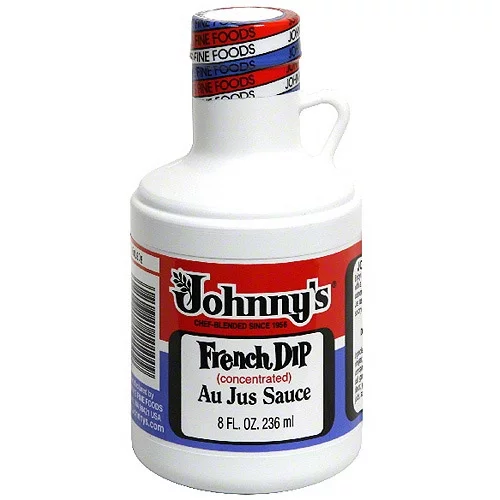 Johnny's Concentrated French Dip Au Jus Sauce, 8 oz (Pack of 6)