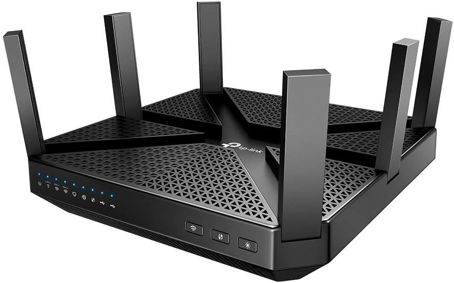 TP-Link AC4000 Tri-Band WiFi Router (Archer A20) -MU-MIMO, VPN Server, 1.8GHz CPU, Gigabit Ports, Beamforming, Link Aggregation