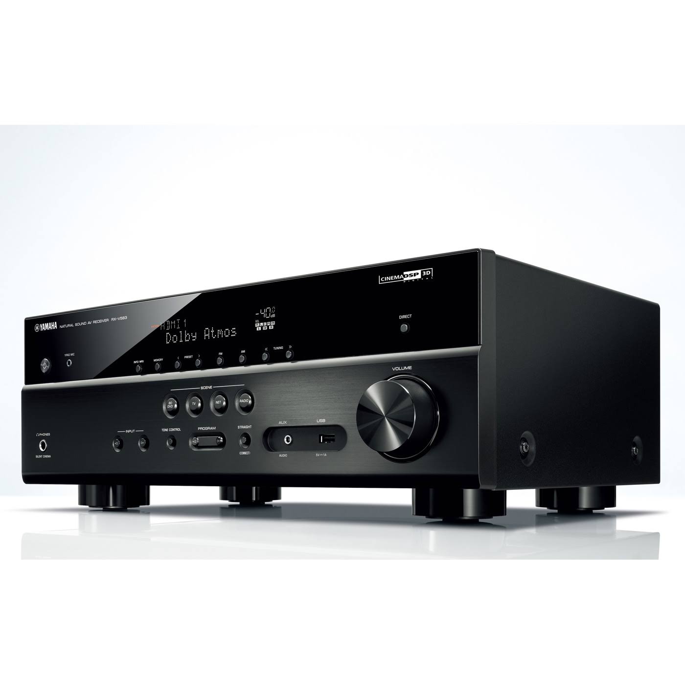 Yamaha RX-V583 7.2 Channel AV Network Receiver - Black