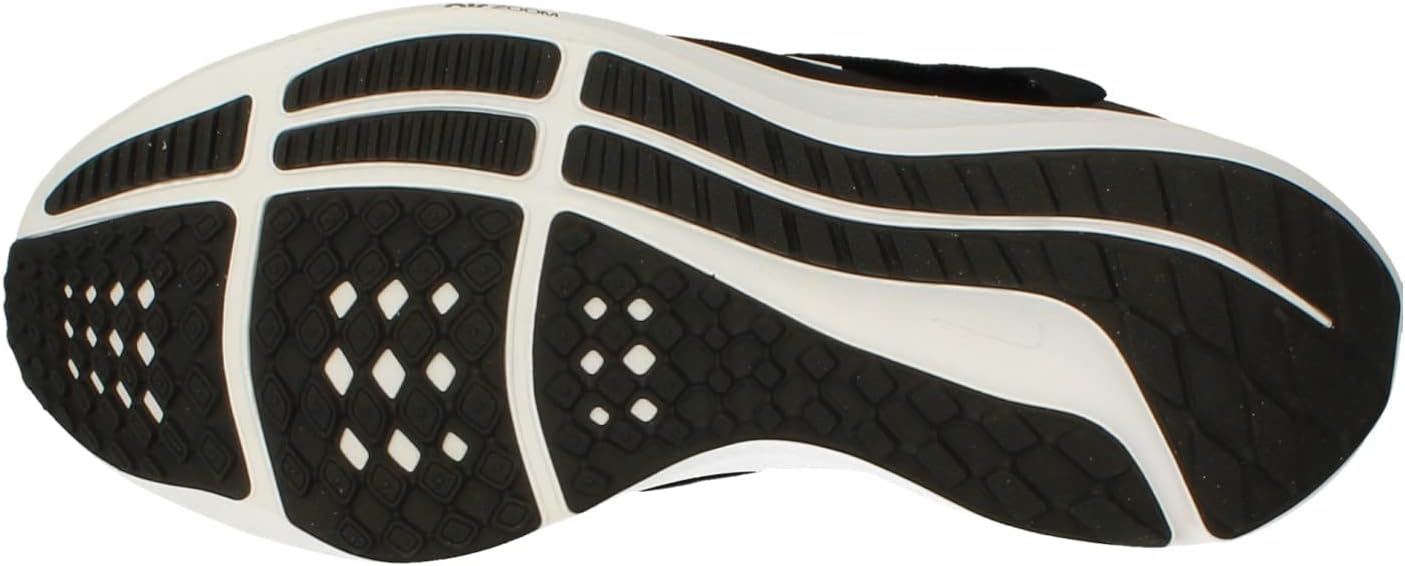 Nike Air Zoom Pegasus Flyease 4E Mens Running Trainers DJ7382 Sneakers Shoes (UK 11.5 US 12.5 EU 47, Black White Dark Smoke Grey 001)