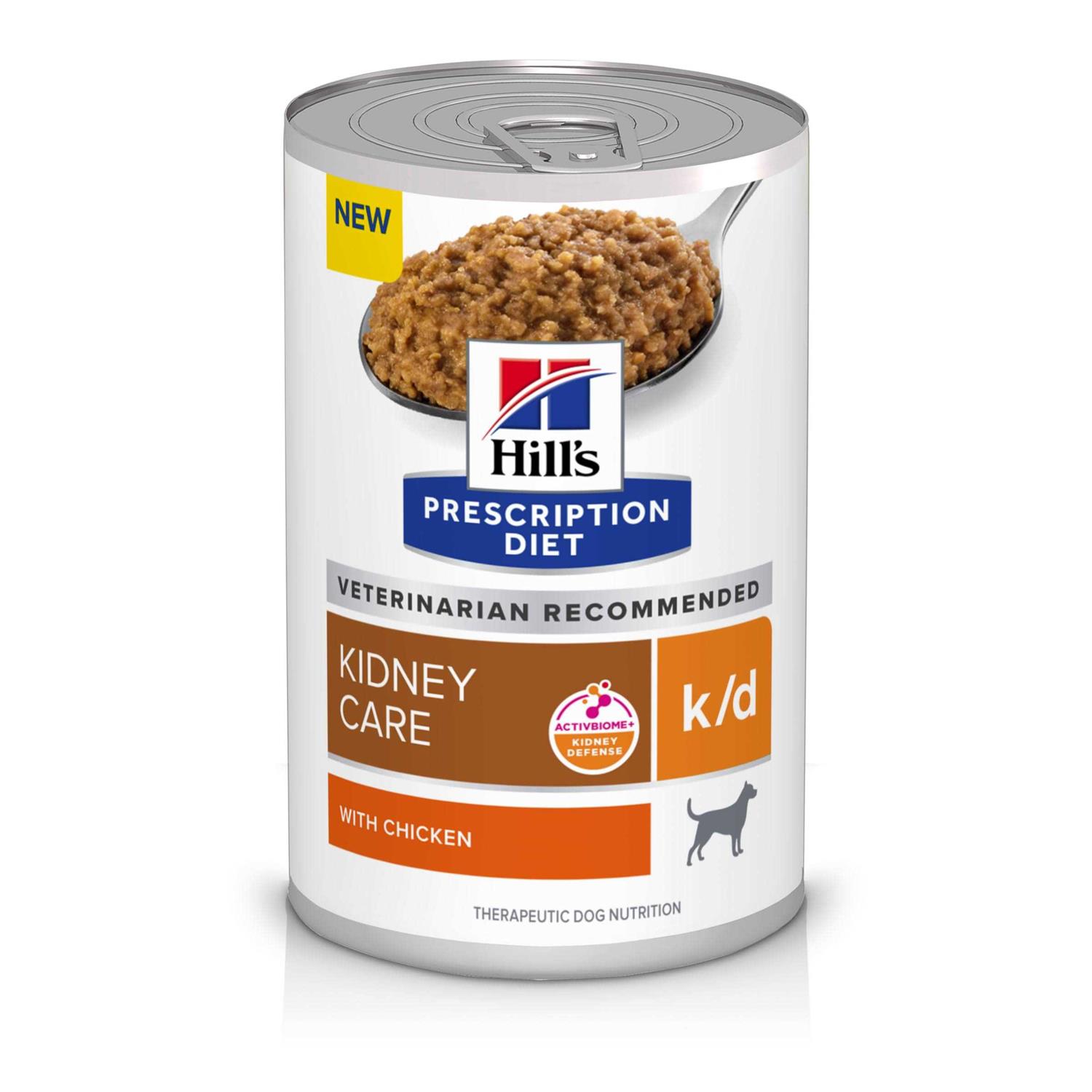 Hill's Prescription Diet k/d Kidney Care with Chicken Canned Dog Food - Pet Supplies online store