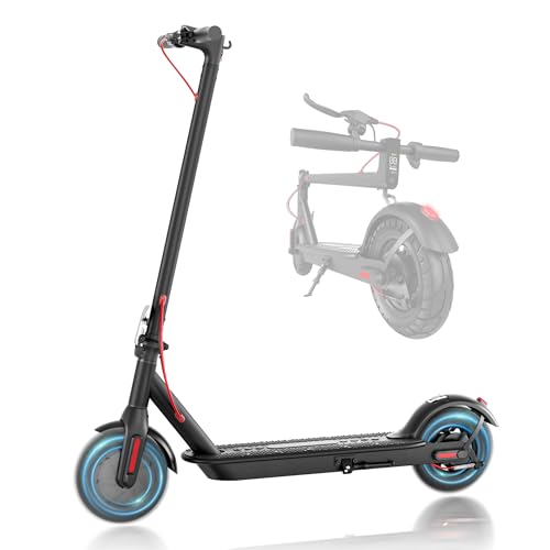 Electric Scooter for Adults – 19MPH, 17-Mile Range, 430W Peak Motor, Foldable Commuter E-Scooter with 10