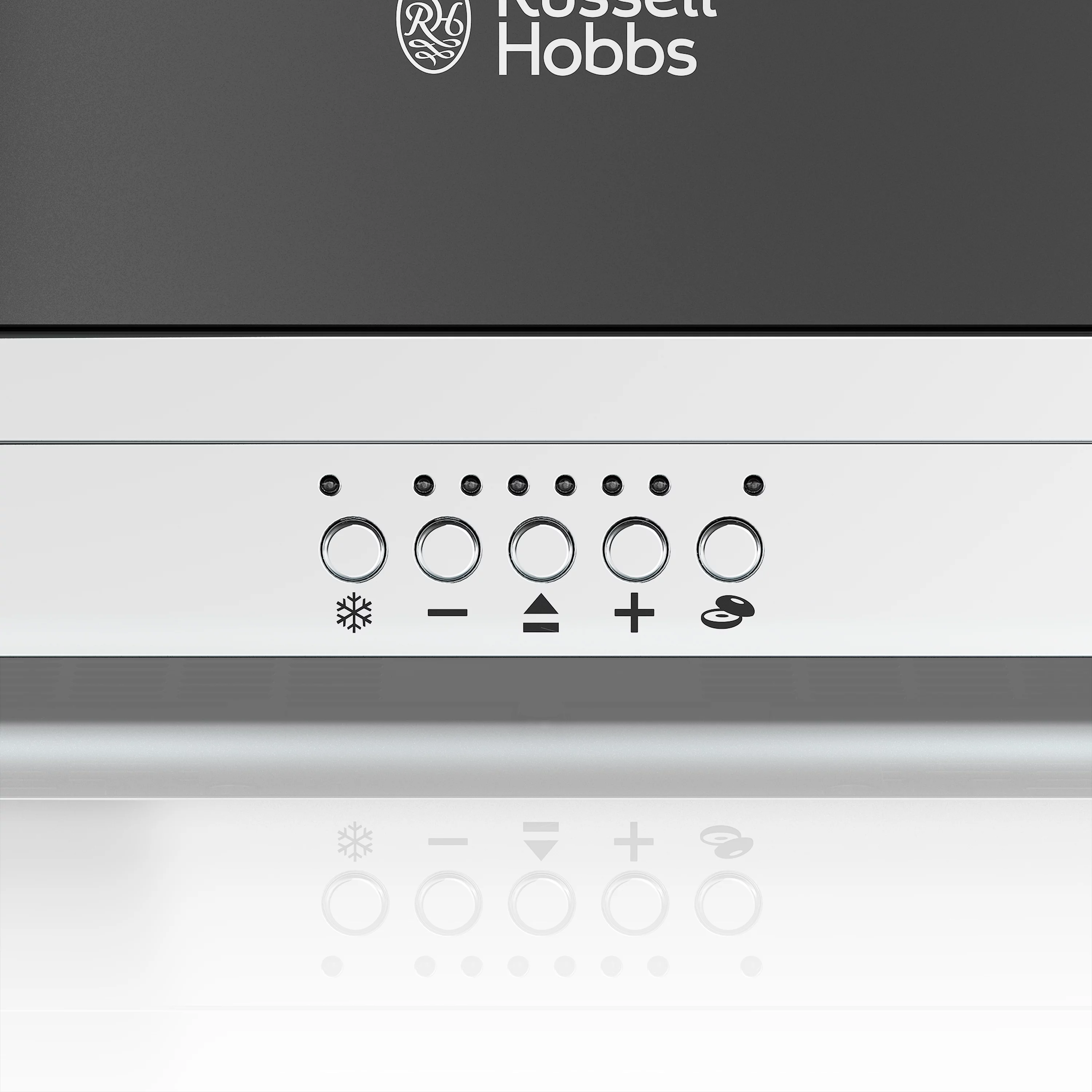 Russell Hobbs 2-Slice Glass Accent Long Toaster, Black & Silver, TRL9300BKR