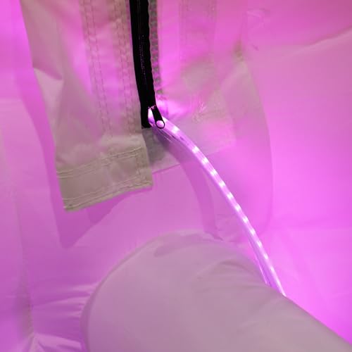 Inflatable Igloo Dome Event Tent (14x14x9FT) Dome with Air Blower and Light,Inflatable Party Tent for Wedding Party Exhibition Event Prom Birthday Advertising Bars