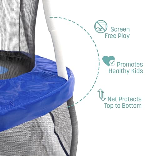 Skywalker Trampolines Mini Trampoline with Enclosure Net