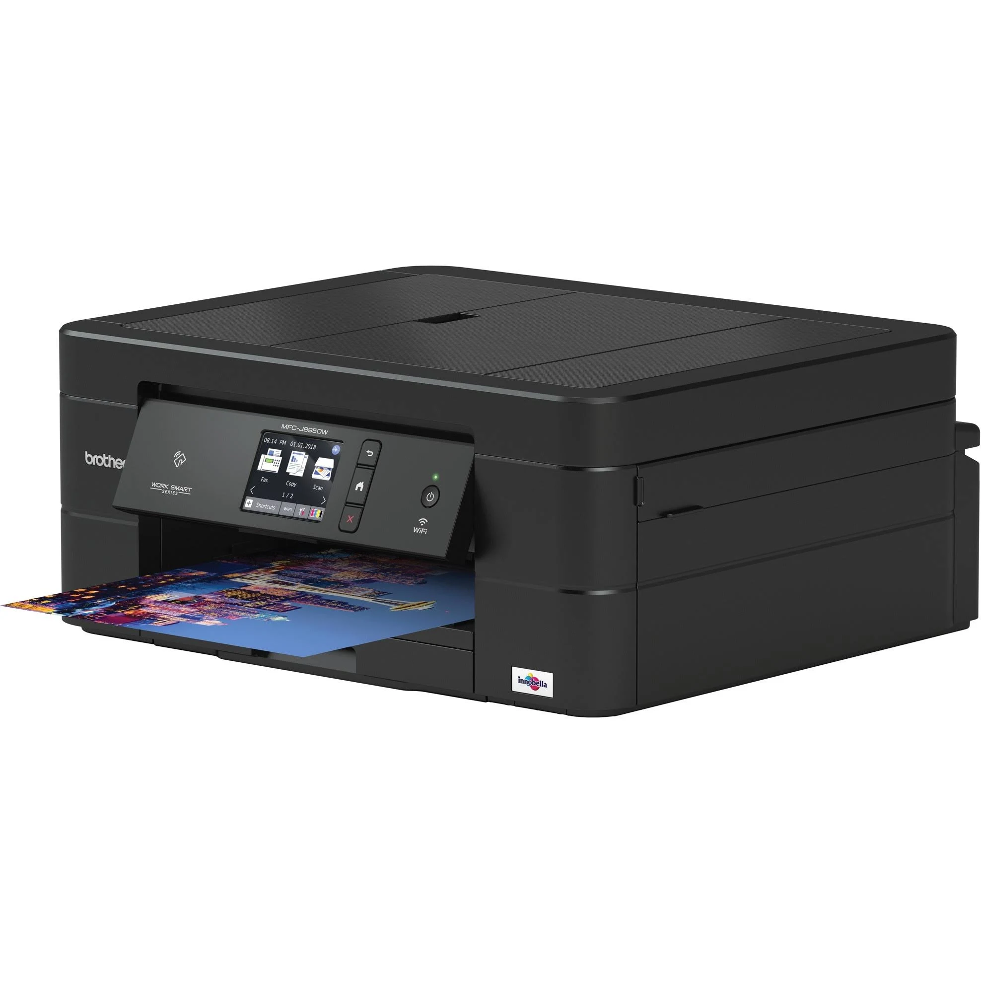 Brother Mfc-J895Dw Wireless Color Inkjet All-In-One Printer, Copy/Fax/Print/Scan