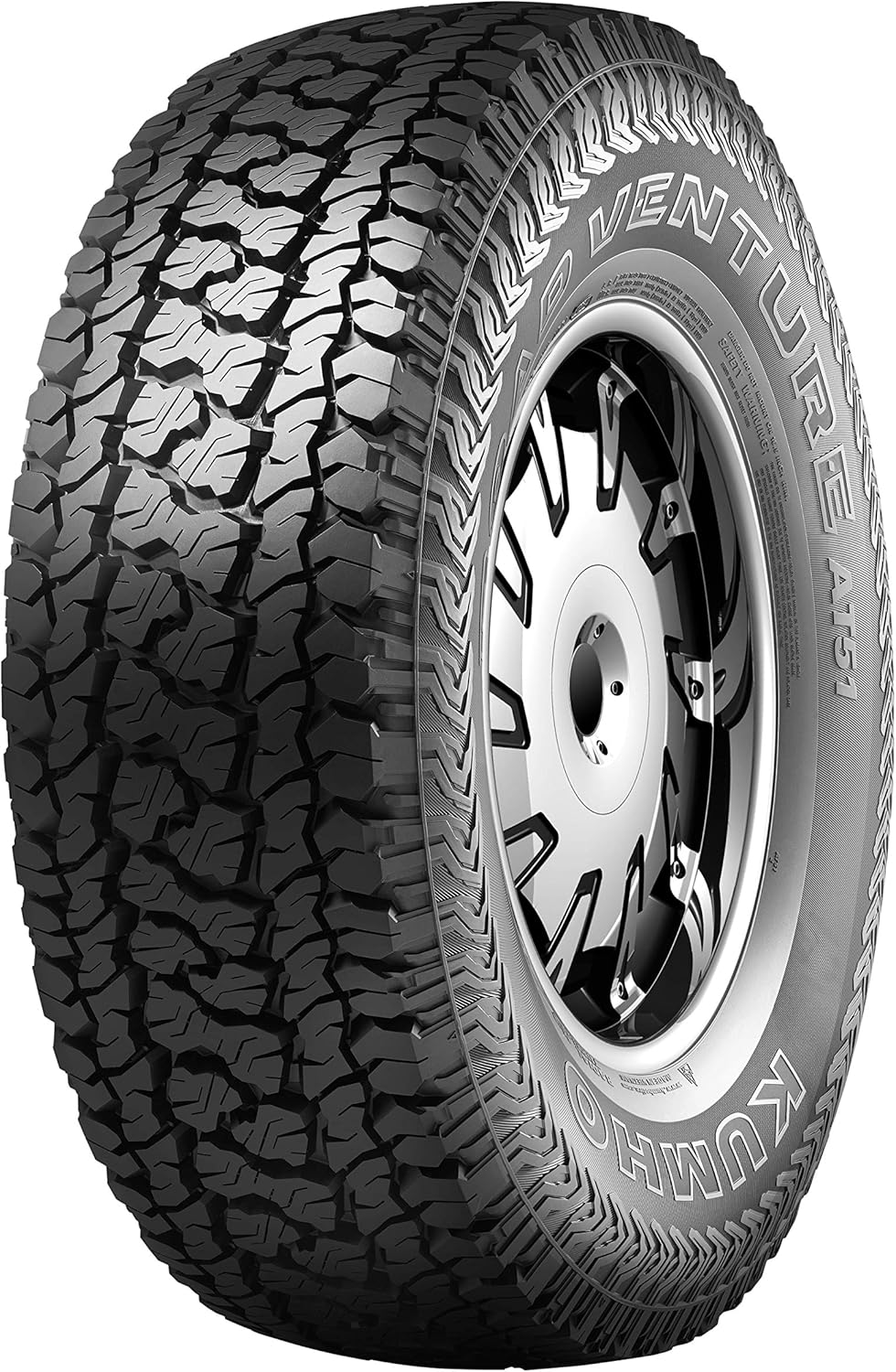 Kumho Road Venture AT51 All-Terrain Tire - 265/60R18 110T