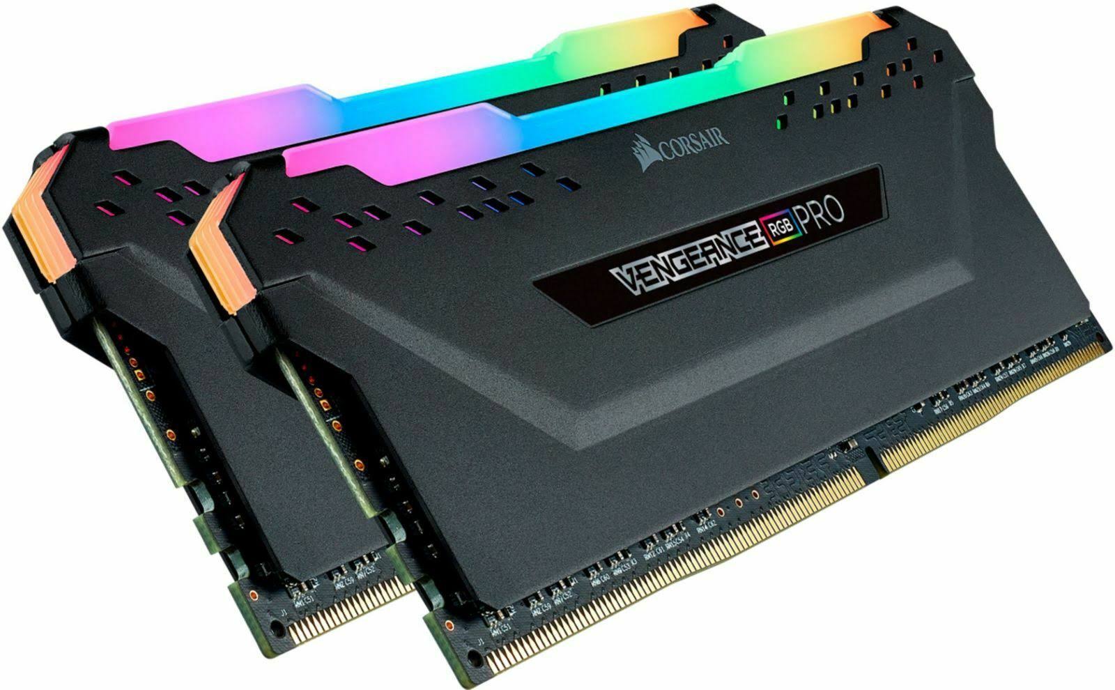 Corsair - Vengeance RGB Pro 32GB (2x16GB) DDR4 3600 (PC4-28800) C18 Desktop Memory