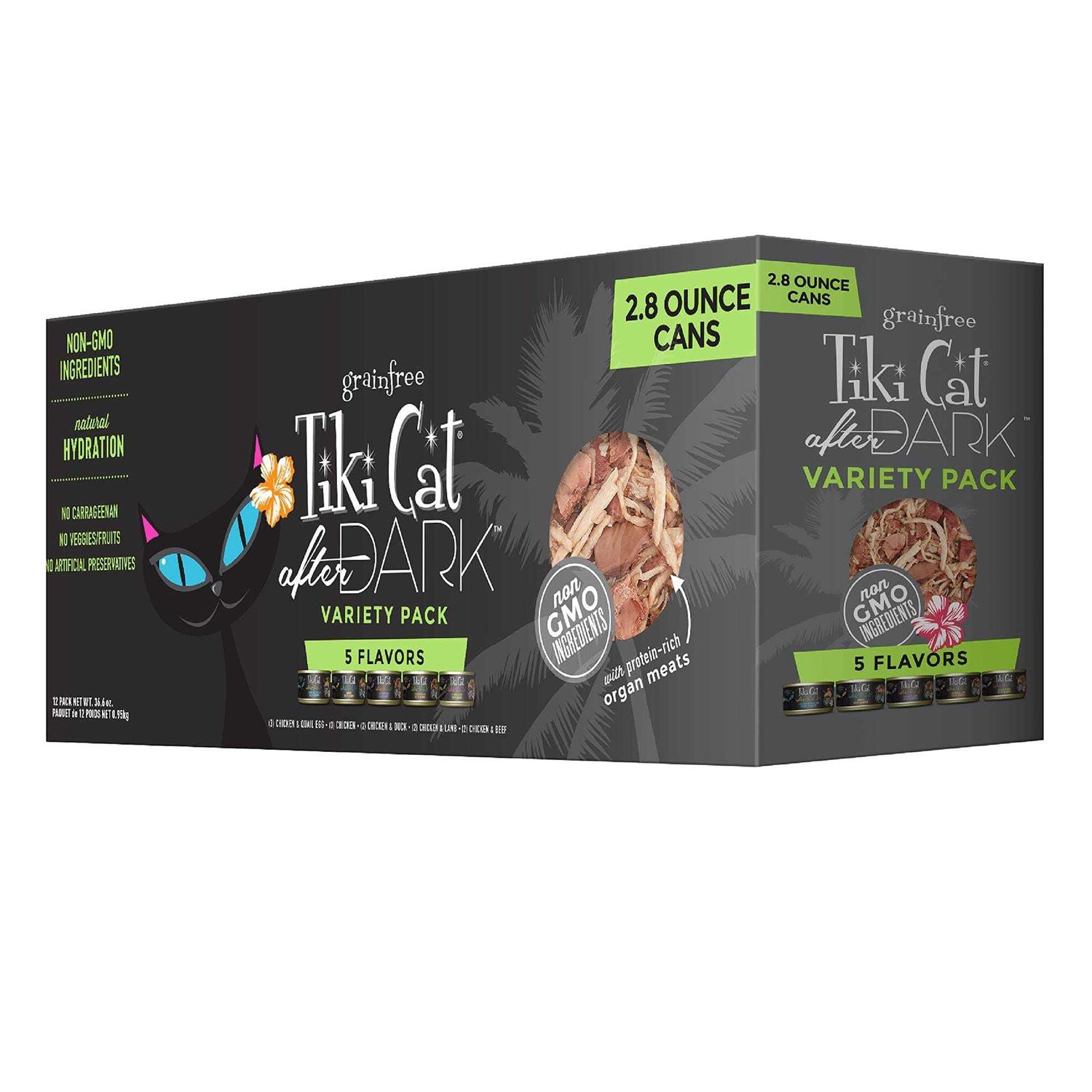 Tiki Cat After Dark Variety Pack Canned Cat Food - Pet Supplies online store