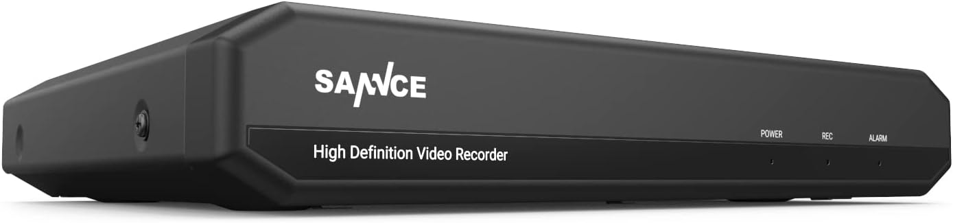 SANNCE 16 Channel 1080P Lite H.264+ Hybrid 5-in-1 Security DVR Recorder Remote Access Motion Alert, Home CCTV DVR for 2MP TVI AHD CVI Surveillance Cameras(NO Hard Drive)