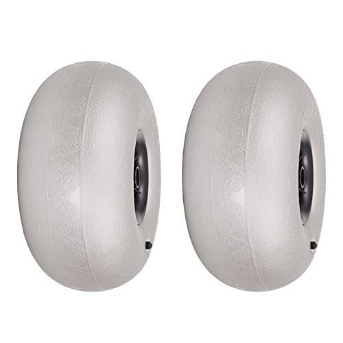 Beach Replacement Balloon Wheels Tires 2-Pack,Cart Tires For Kayak Dolly Canoe Boat Buggy,Beach Inflatable Wheels,For Beach Travel, Camping, And Fishing