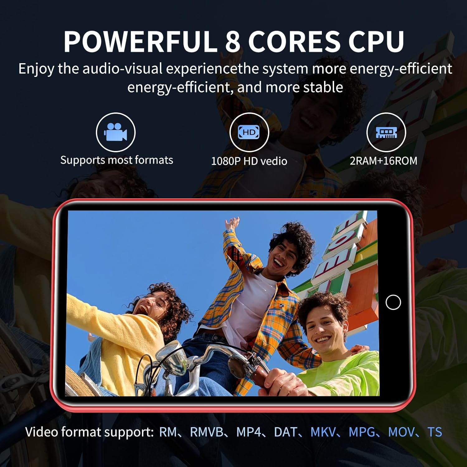 80GB MP3 Player with Bluetooth and WiFi, 4.0