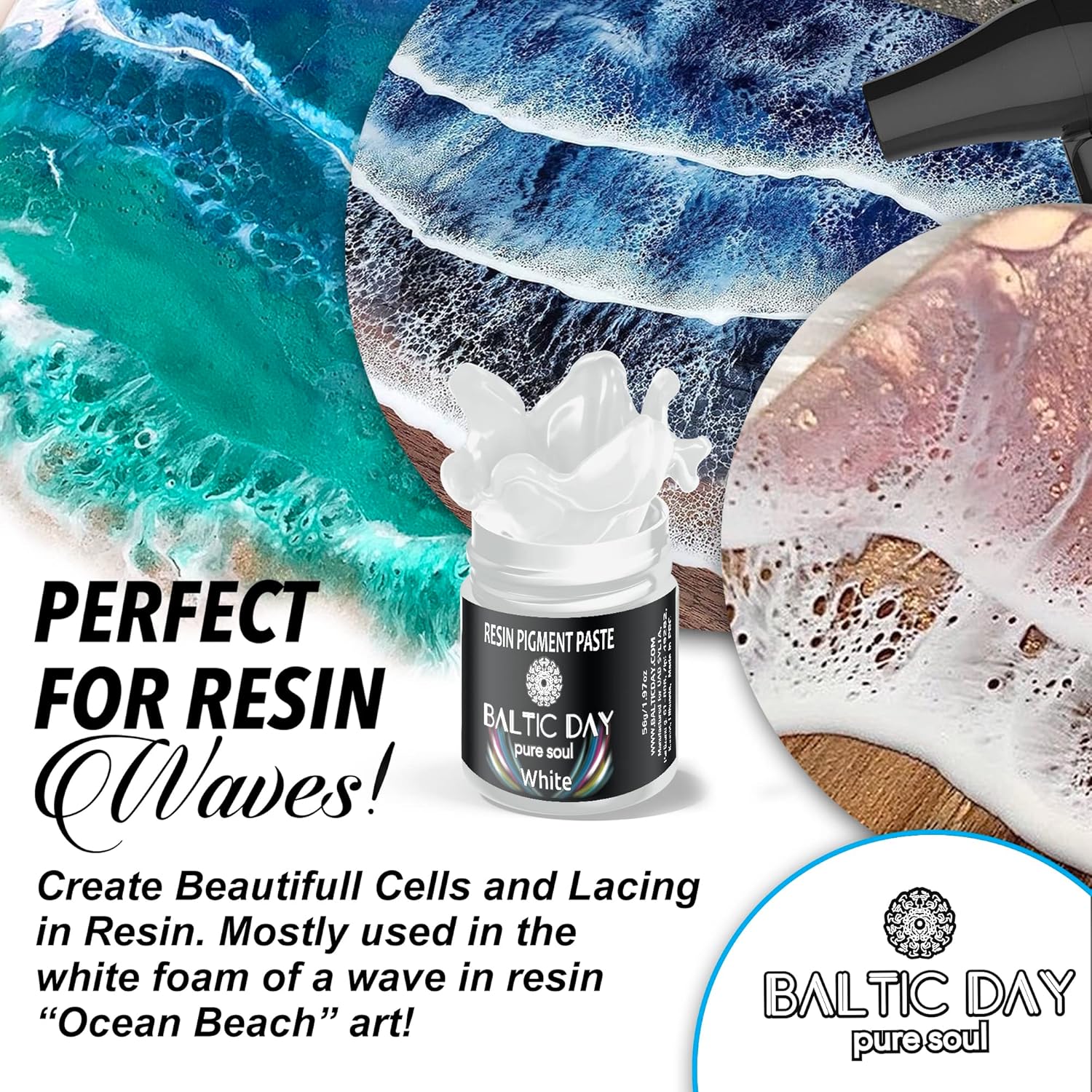 24 Pigment Pastes for Epoxy Resin Jars Set - Thick Pigment Paste - Opaque Resin Pigment - Solid Epoxy Resin Dye - Resin Paste Pigment - Epoxy Resin Color Pigment - Mica Powder Paste