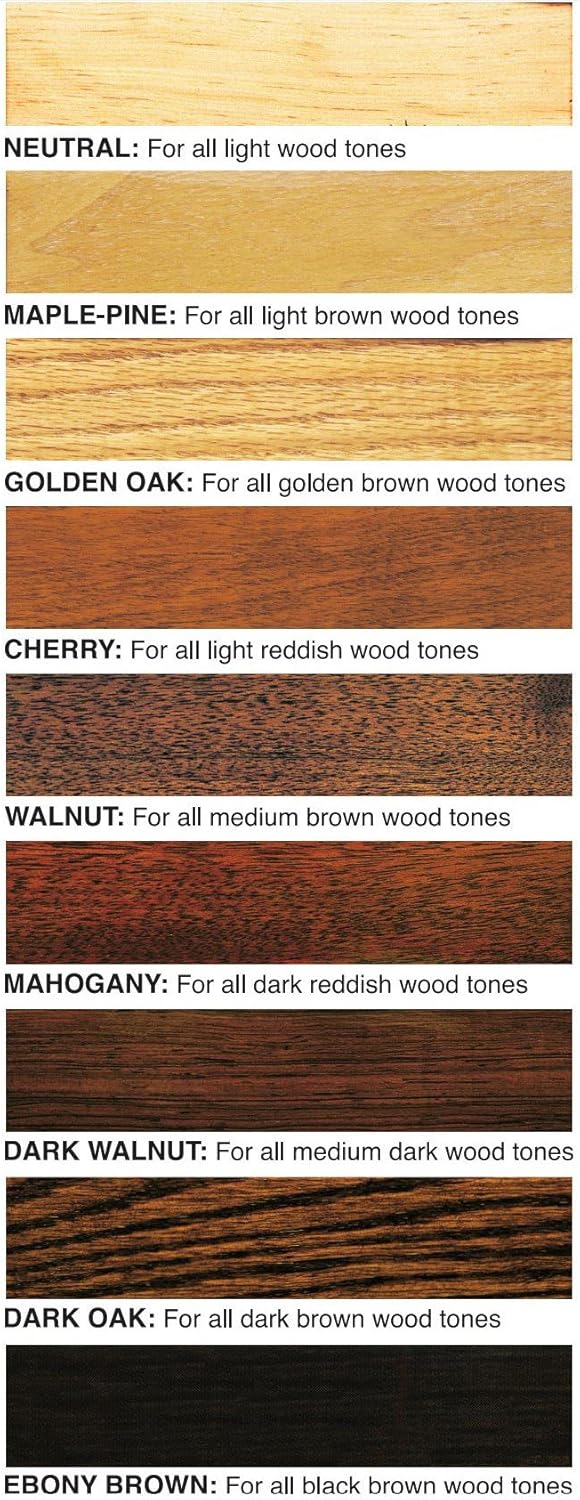 Howard Products Feed-N-Wax Wood Polish & Conditioner, 8 oz, Orange & Neutral Restor-A-Finish, 8 oz