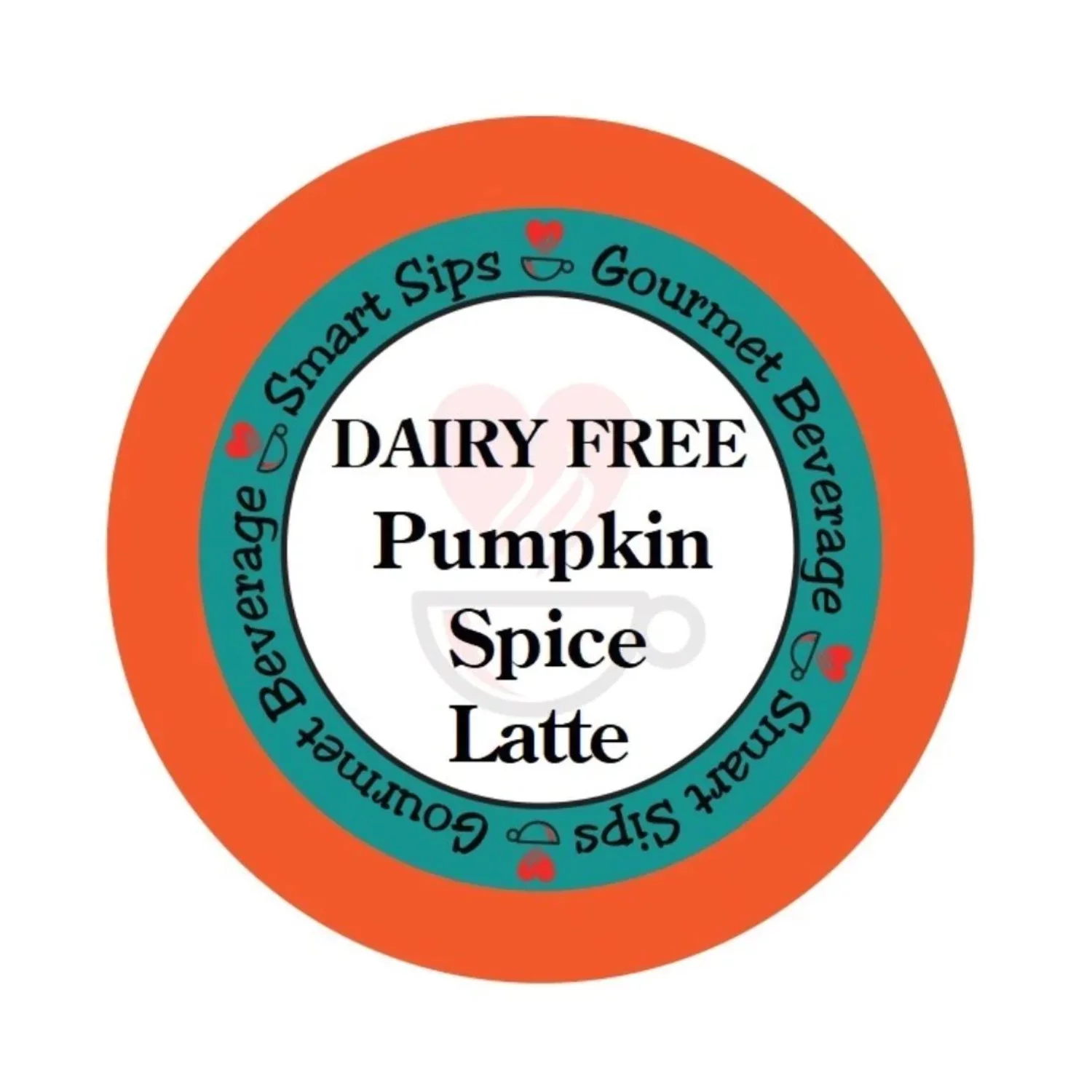 DAIRY-FREE | Pumpkin Spice Latte, Single-Serve Gourmet Lactose-Free Latte Pods for Keurig K-cup Brewers