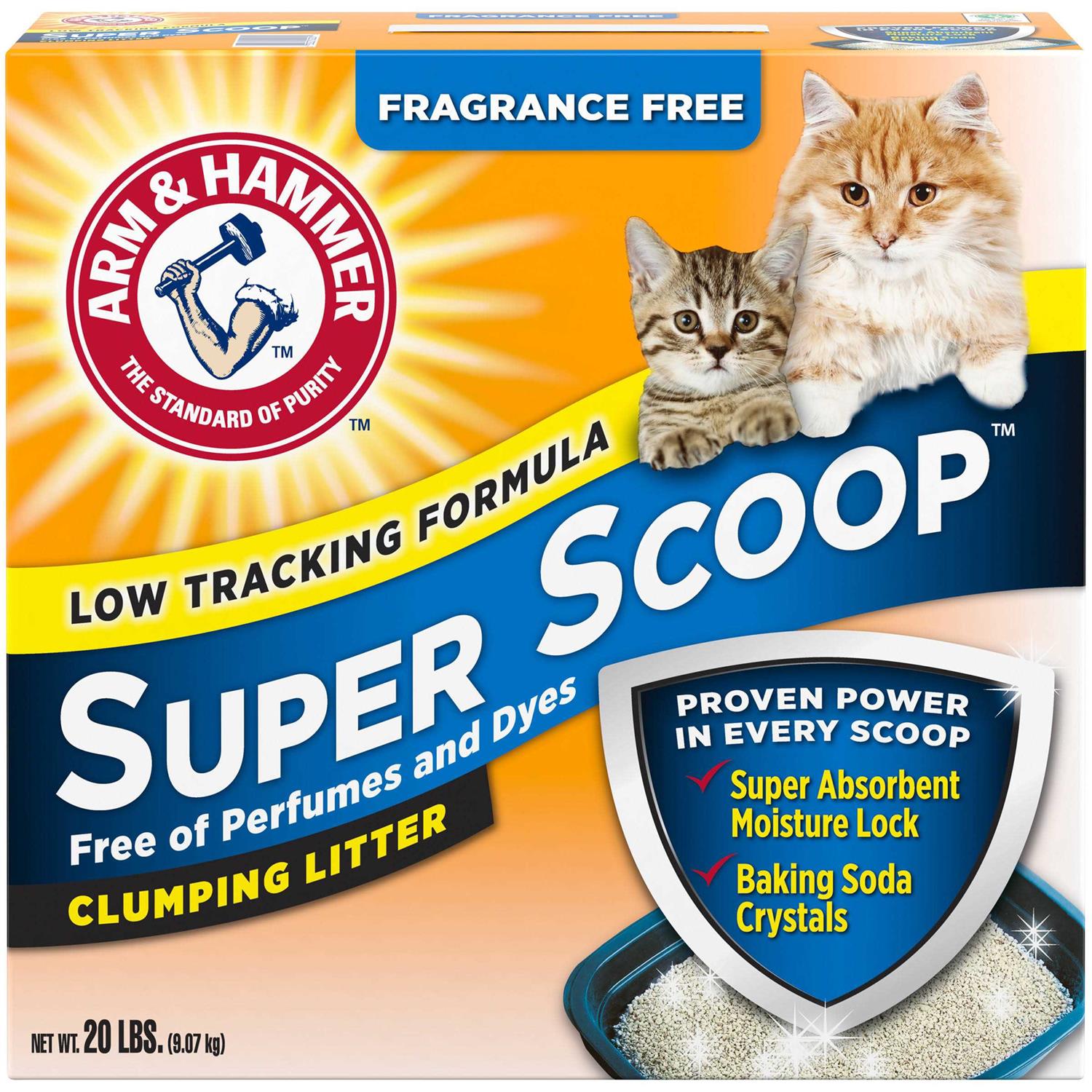 Arm Hammer Super Scoop Clumping Litter - Pet Supplies online store