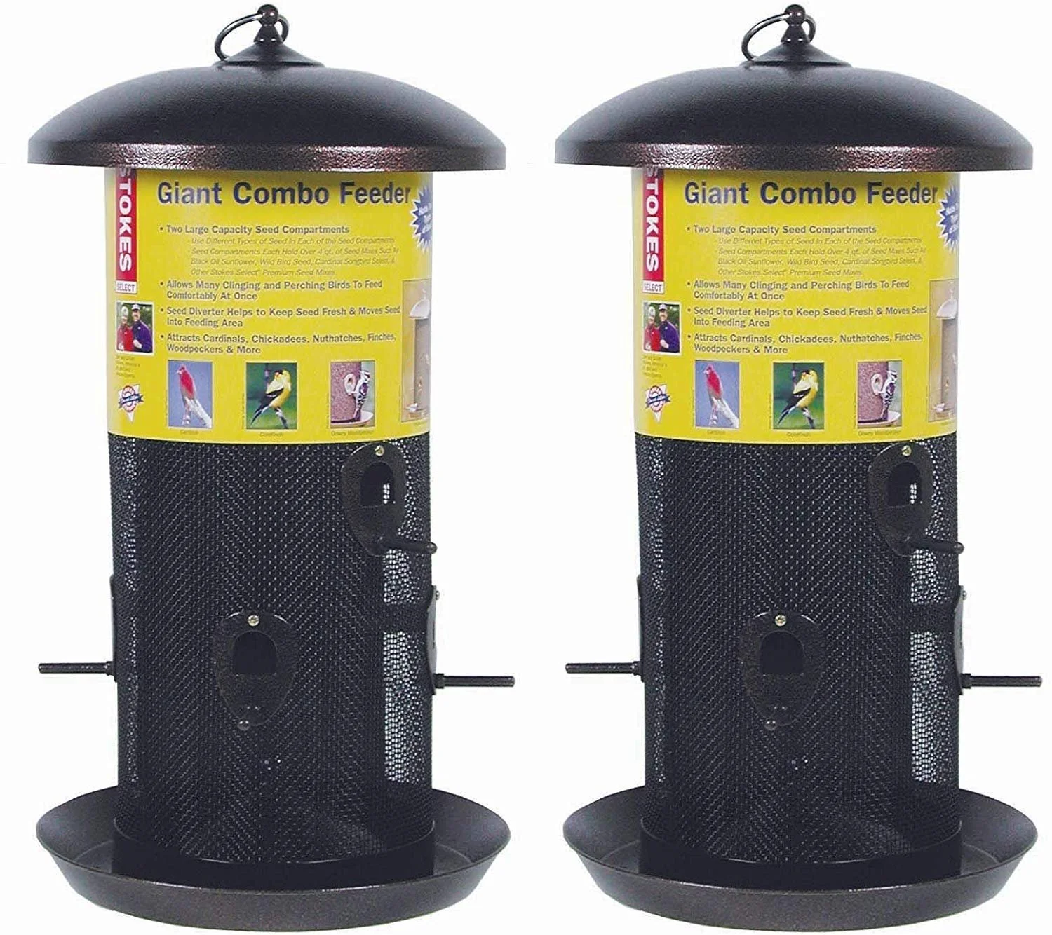 Stokes Select Giant Combo Bird Feeder Pack of 2 Pack of 2