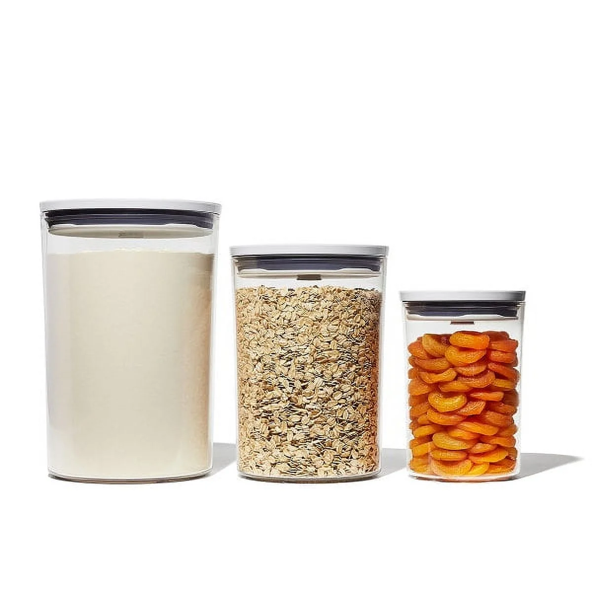 OXO Softworks 3 Piece Round POP Canister Set