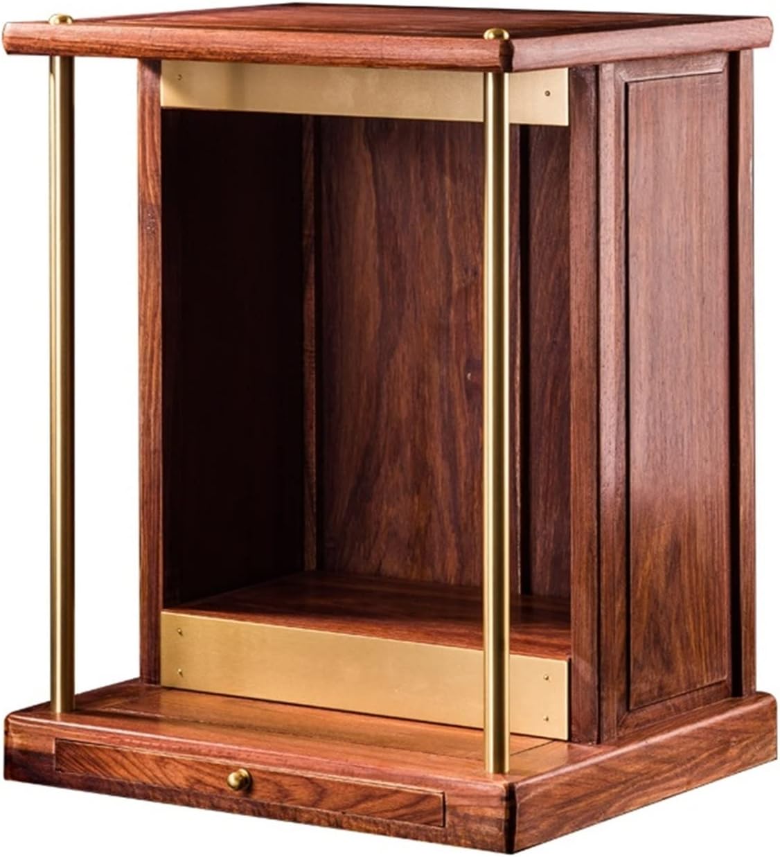 Buddha Altar Shelf Small Modern and Minimalist Household Hanging Wall Style New Chinese Style Rosewood Solid Wood Platform for Guanyin Shrine Hanging Cabinet Buddha Altar