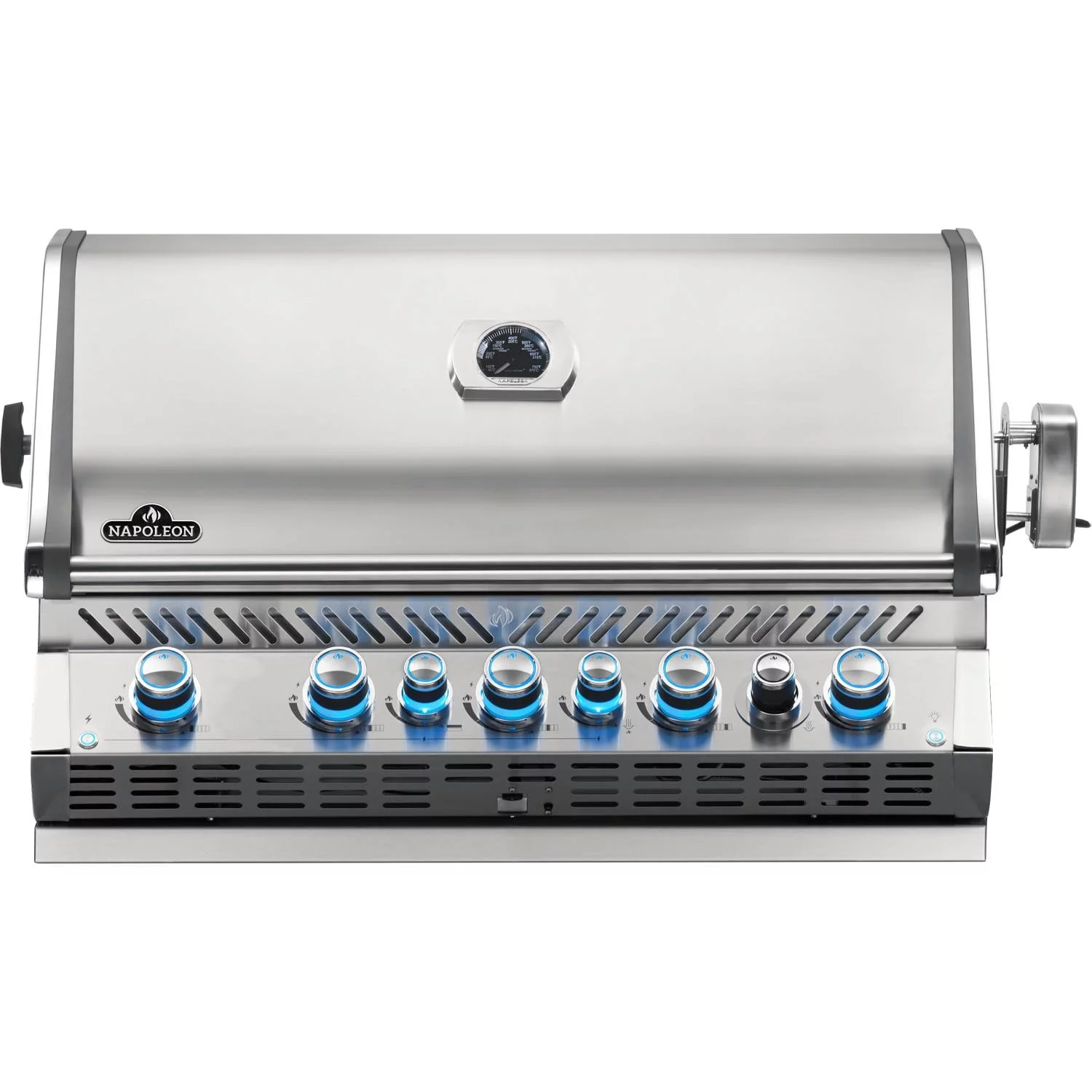 Napoleon Prestige Pro 665 Built-in Natural Gas Grill With Infrared Rear Burner