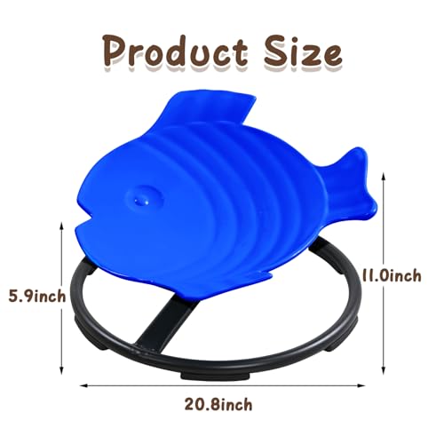 Autism Swivel Chair for Kids 360° Spinning Seat Sensory Spin Chair Toddler Sit and Spin Chair Autism Toy Chairs Play Equipment Relief Motion Sickness for Boys Girls