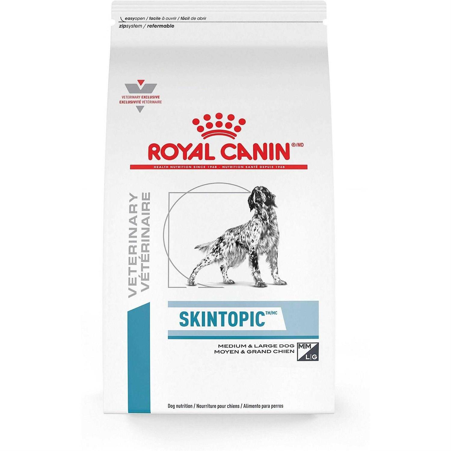 Royal Canin Veterinary Diet Skintopic Medium & Large Adult Dry Dog Food - Pet Supplies online store