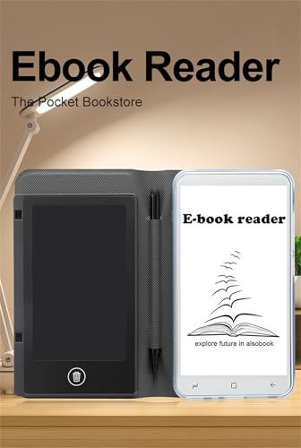Ereader Devices, 5 Inch Eye Friendly Ink Screen, Compact and Lightweight Electric Book Reader, Portable Electronic Book Reader with Protective Case