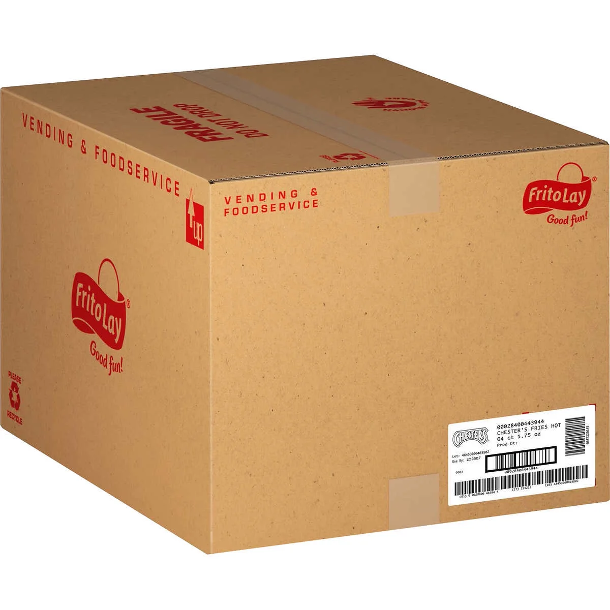 Chester's Fries Chips, Flamin' Hot, 1.75 oz, 64 ct