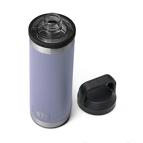 YETI Rambler 18 oz Bottle, Vacuum Insulated, Stainless Steel with Chug Cap, Sandstone Pink