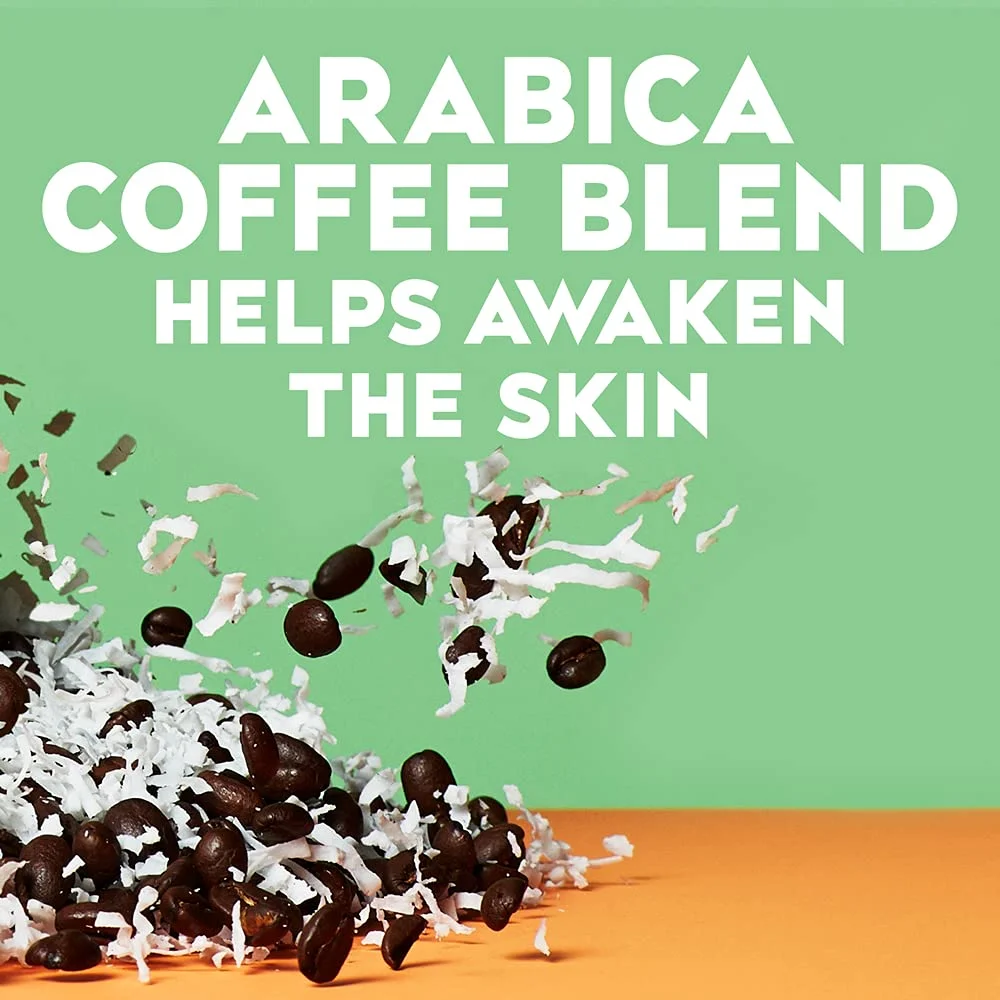 5 Pack OGX Smoothing + Coconut Coffee Body Scrub & Wash 19.5 Ounce