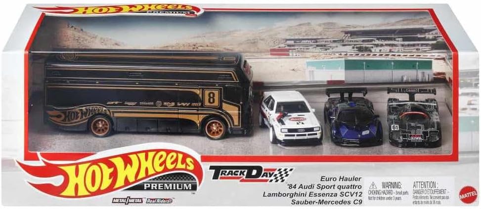 Hot Wheels 986N-GMH39 Premium Collector Set, Assorted, 3 Years Old and Up