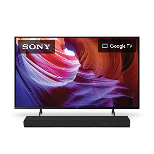 Sony 65 Inch 4K Ultra HD TV X85K Series: LED Smart Google TV with Dolby Vision HDR and Native 120HZ Refresh Rate KD65X85K- Latest Model, Black