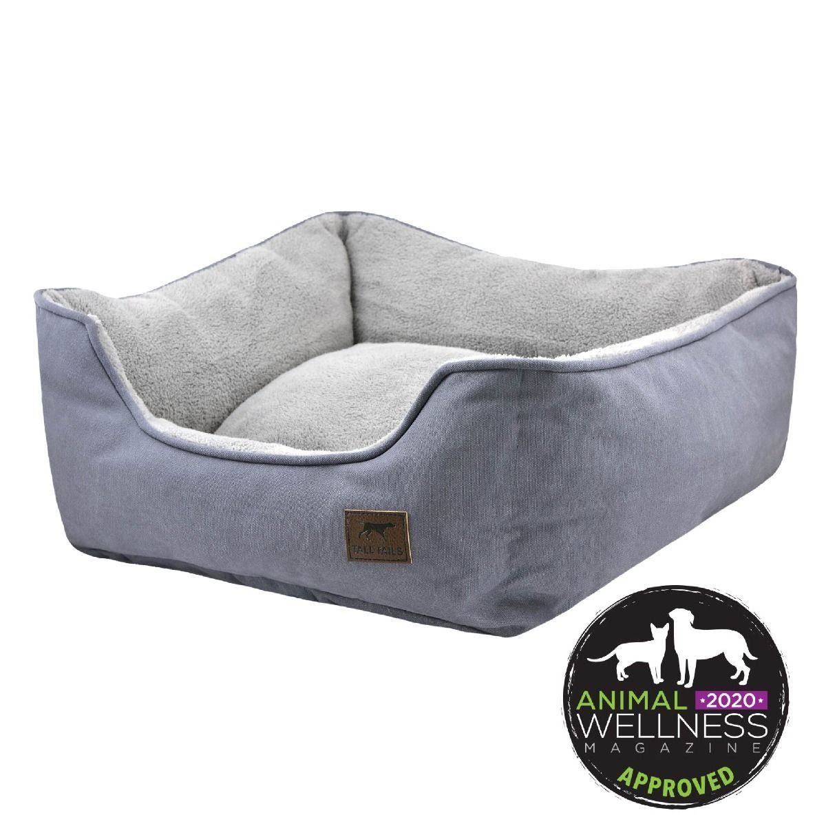 Tall Tails Dream Chaser Charcoal Bolster Bed Extra Large