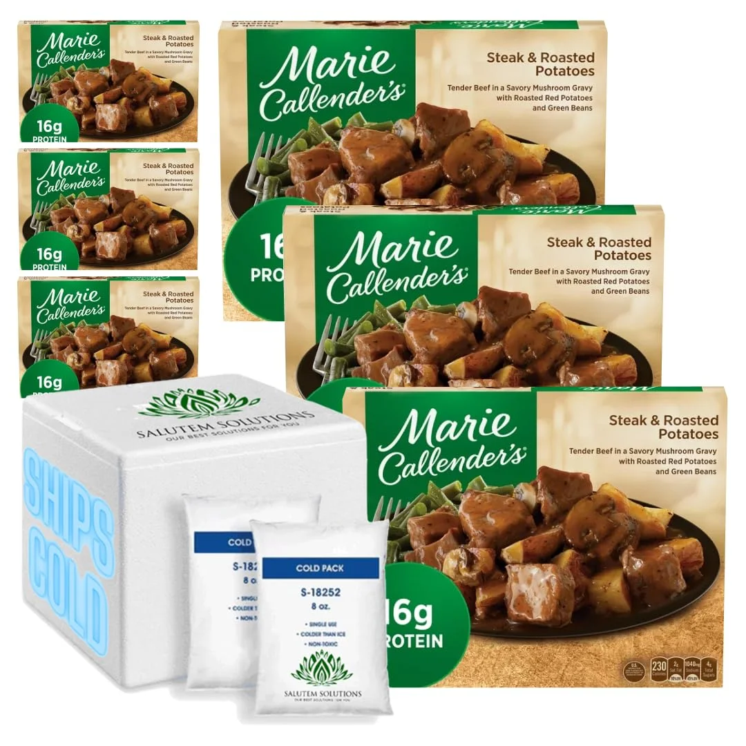 Marie Callender's Steak & Roasted Potatoes Frozen Meal, 11.9 oz - Pack of 6
