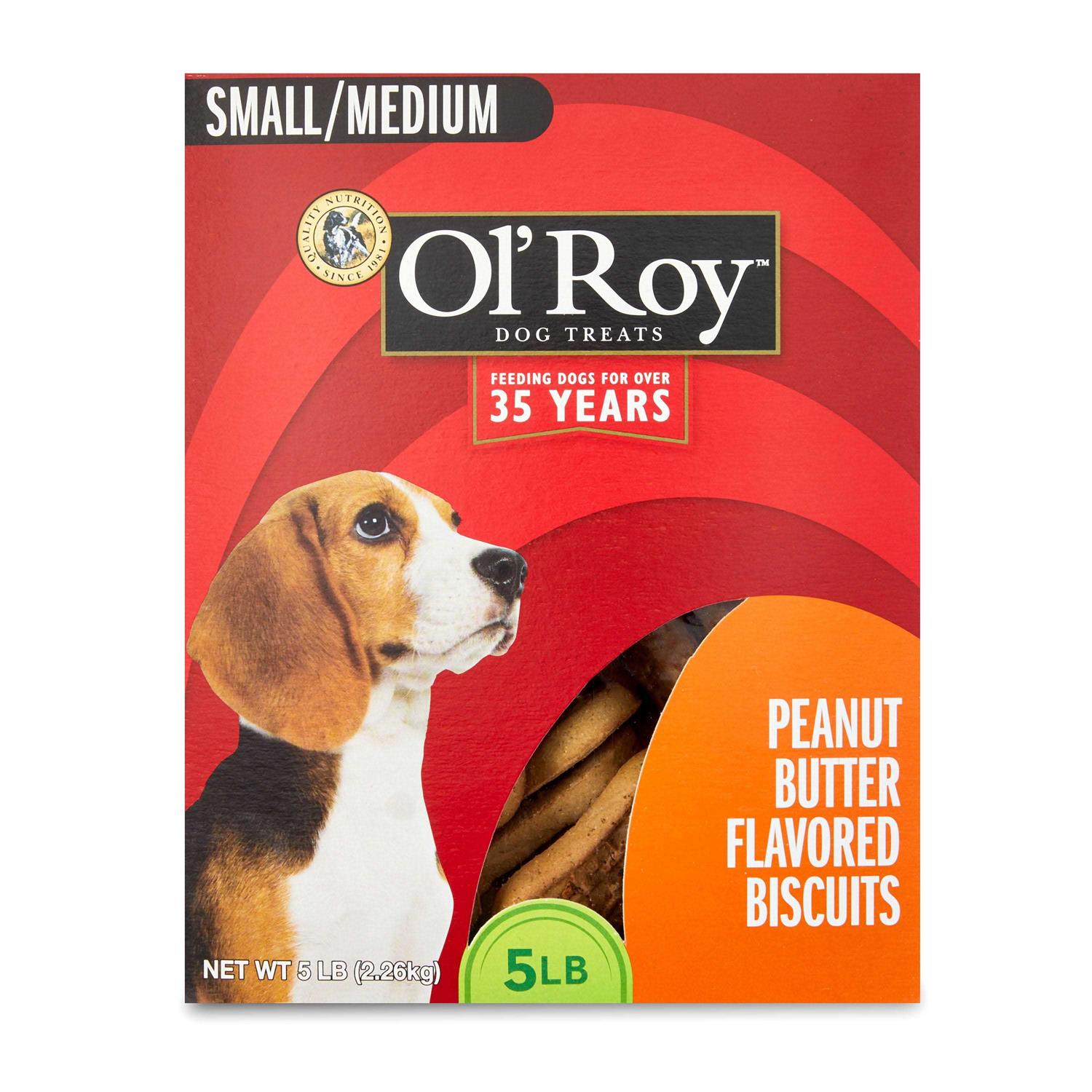 Ol' Roy Peanut Butter Flavored Biscuits - Pet Supplies online store