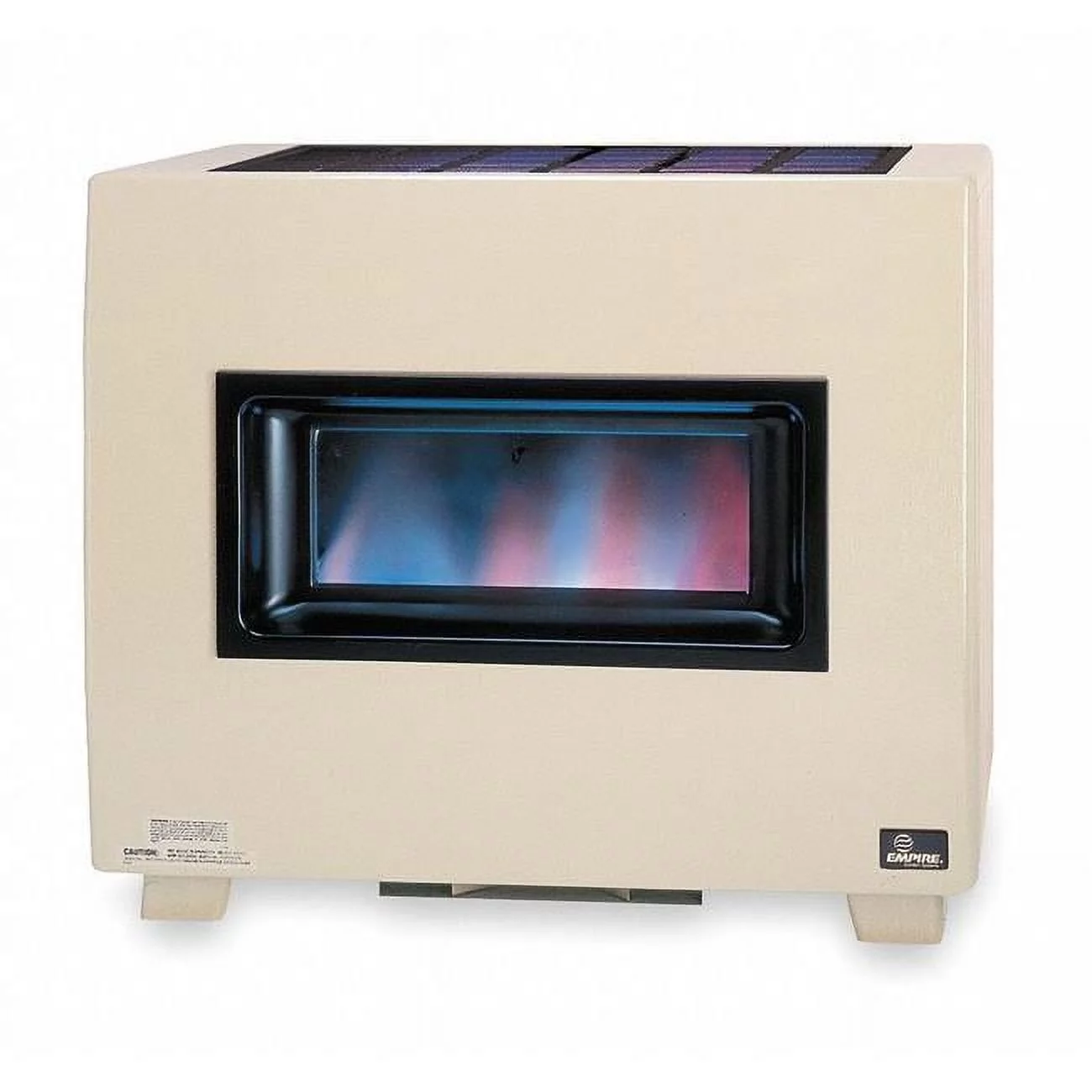 50000 BTU Vented Room Console Heater, Hydraulic Thermostat, Visual Flame with Blower - Natural Gas