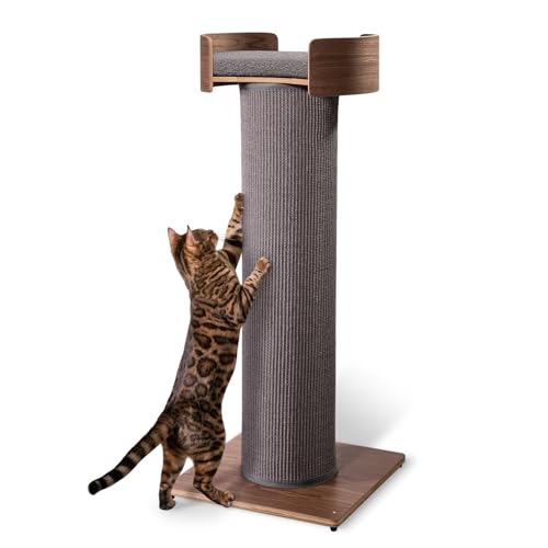 ONE FAST CAT - Giant Scratching Tower w/Perch - 44.5
